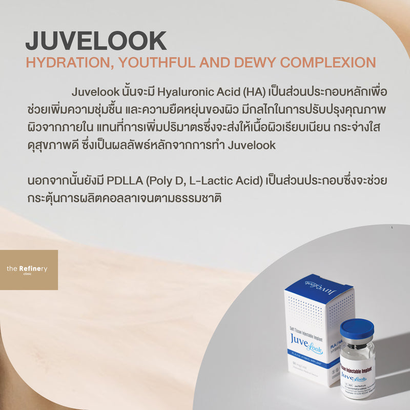 Juvelook<br><br>(ฉีดเมโสบำรุงผิวหน้า เพิ่มความชุ่มชื้นผิวฉ่ำ พร้อมเติมเต็มริ้วรอย)<br><br>