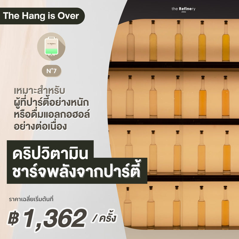 IV DRIP - The Hang is Over<br><br>(ดริปวิตามิน ชาร์จพลังให้สดชื่น จากปาร์ตี้)<br><br>