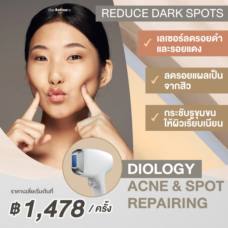 Diology Acne & Spots Repairing<br><br>(เลเซอร์บำรุงผิว ลดรอยดำ รอยแดง และรอยแผลเป็น)<br><br>